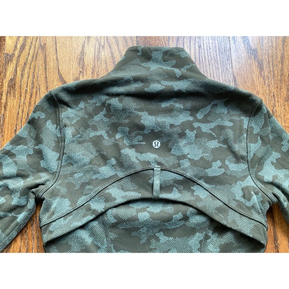 Lululemon Define Jacket Womens Size 4 Camouflage Olive Green Heritage Full Zip - Picture 11 of 11